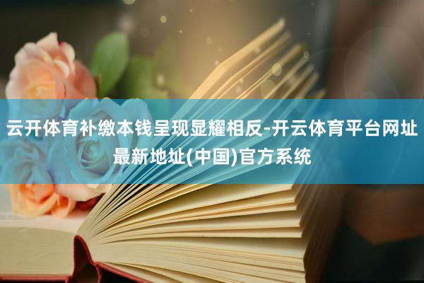 云开体育补缴本钱呈现显耀相反-开云体育平台网址最新地址(中国)官方系统